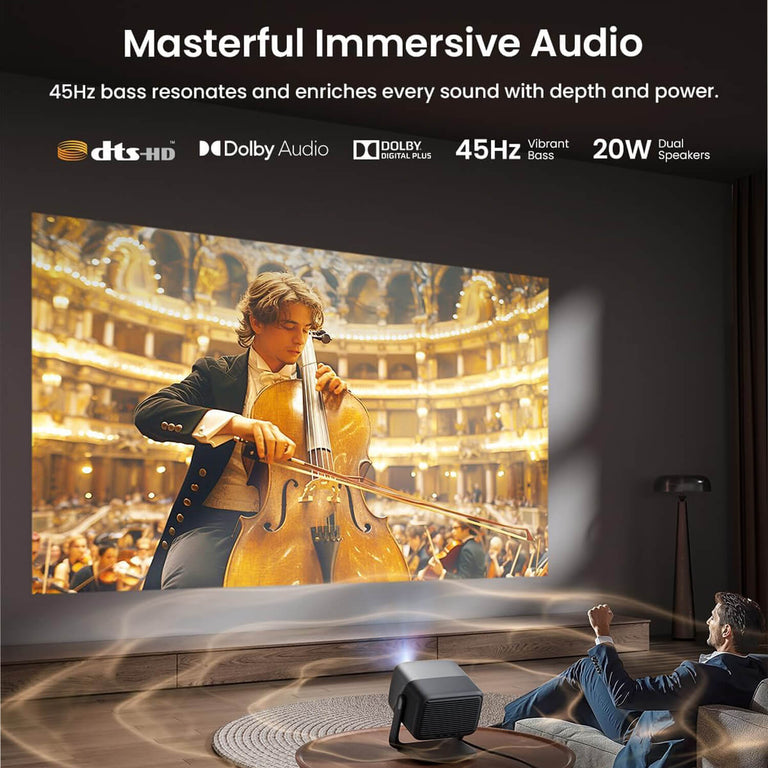 JMGO N1S Ultra Home Theater Projector with Dolby Audio