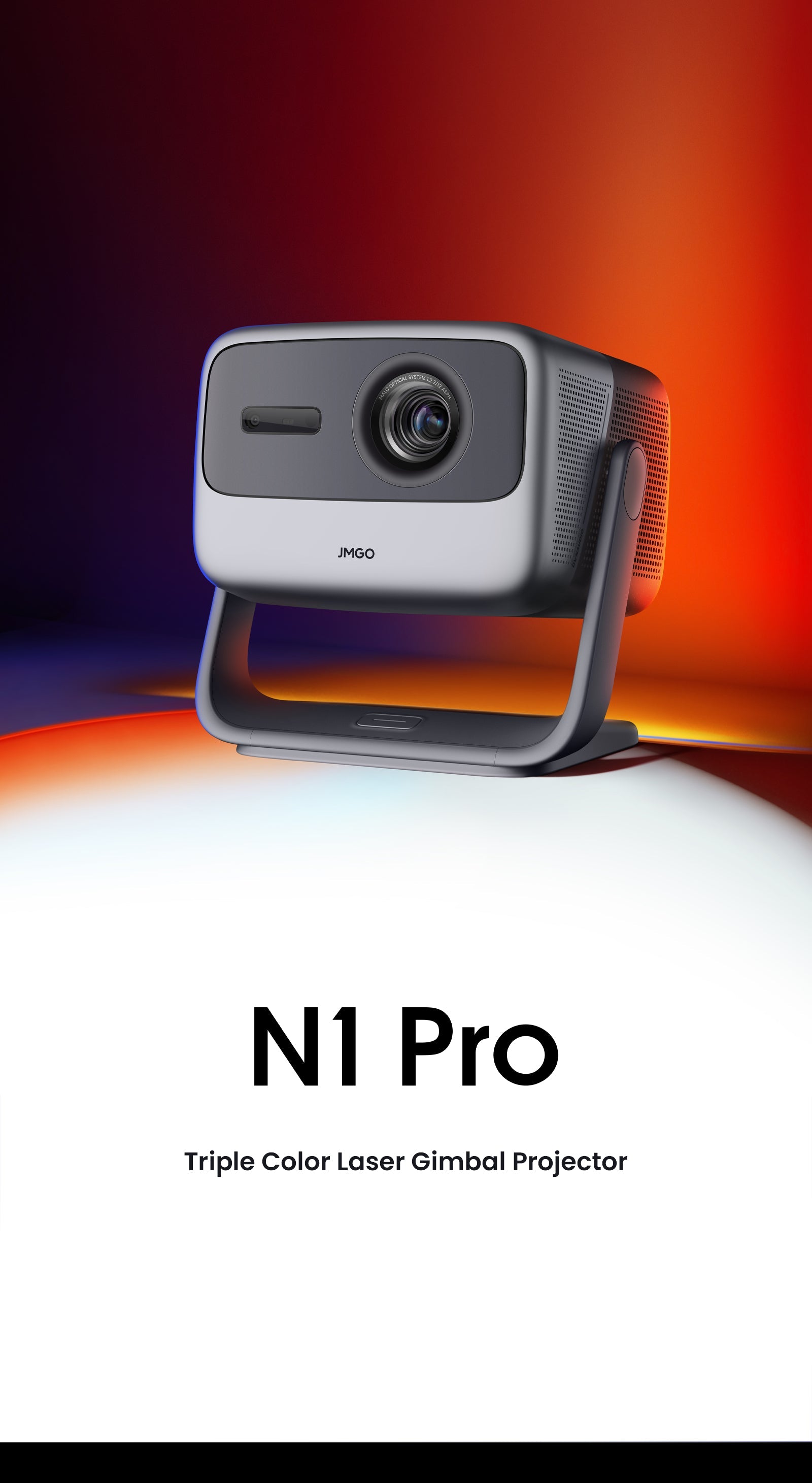 JMGO レーザープロジェクター N1 Pro Amazon.com: JMGO N1 Pro Triple Laser Projector 1300 ISO