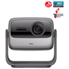 JMGO N1S Ultimate 4K portable projector showcasing award-winning design with VGP 2025 Summer, IFA 2024 Best in Show, and Technology Innovation Awards, perfect for home theater and 4K cinematic experience.