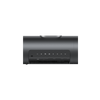 JMGO PicoPlay+ black portable outdoor projector rear button displayed
