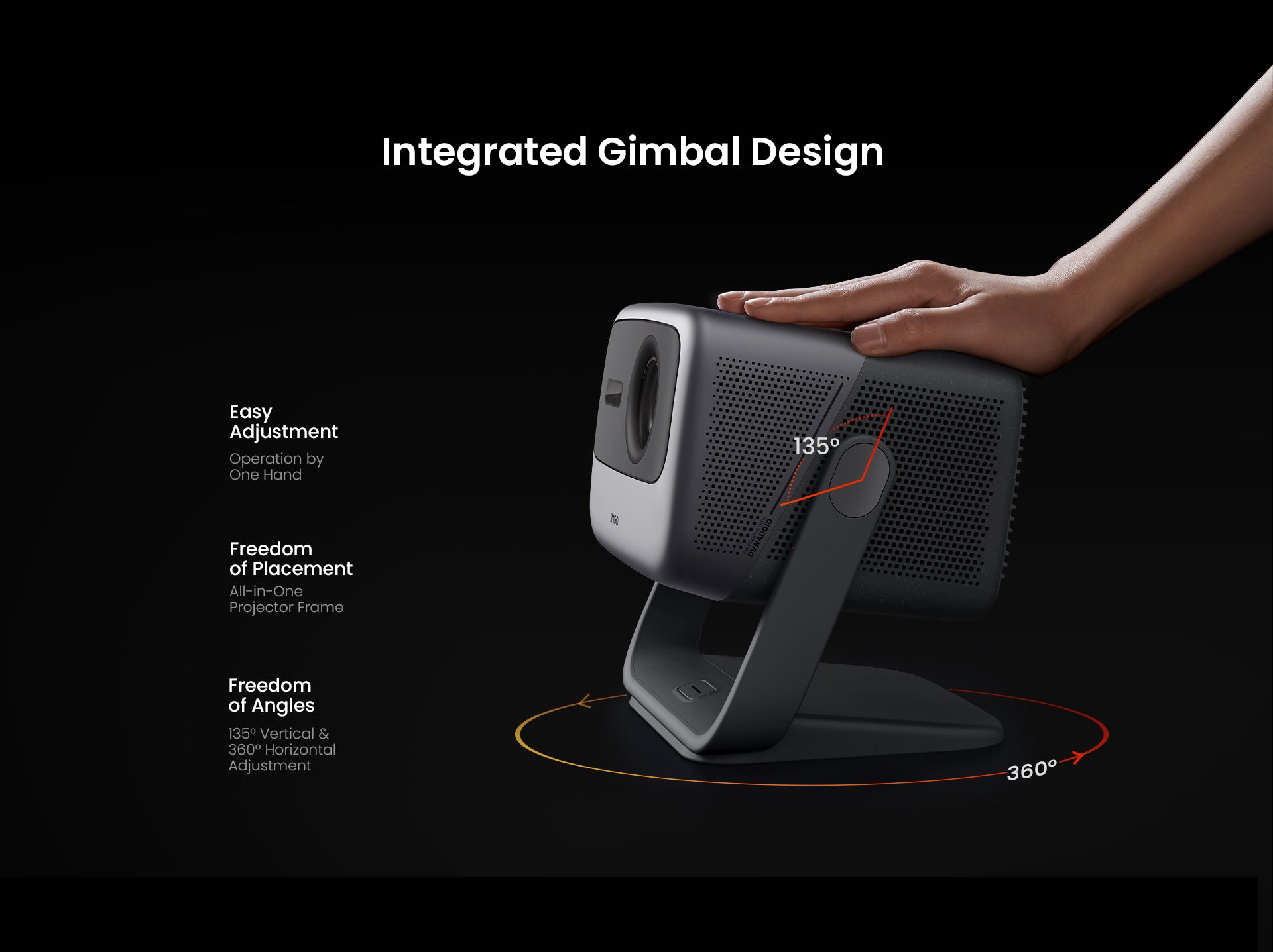 JMGO N1 Pro 1080P All-In-One Lifestyle Projector - Thumbnail 5