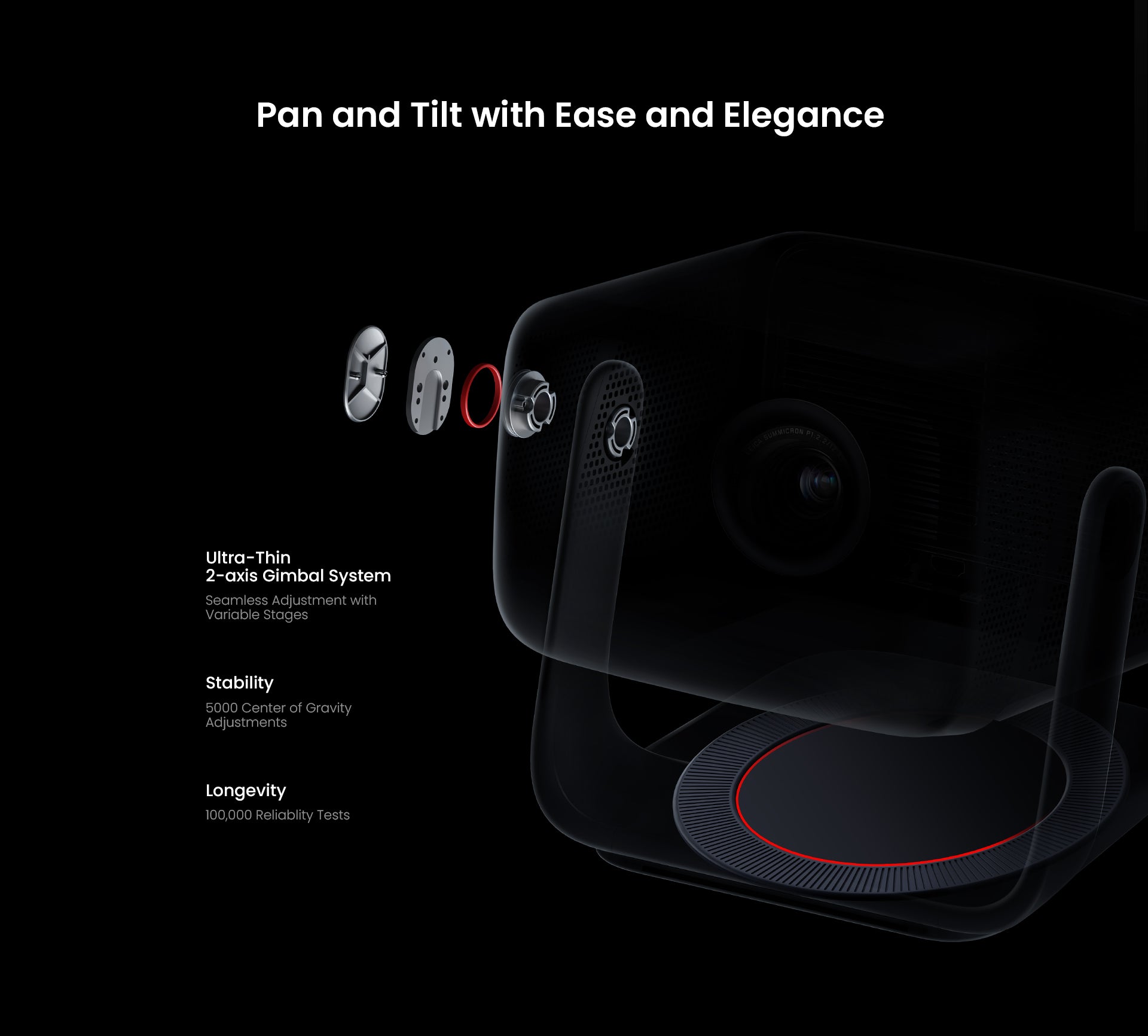 JMGO N1 Pro 1080P All-In-One Lifestyle Projector Triple Laser