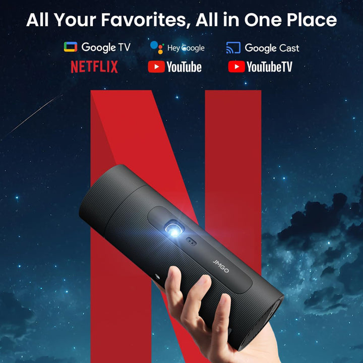 picoflix compatibility with netflix, google tv, hey google, youtube, youtube tv and Google cast