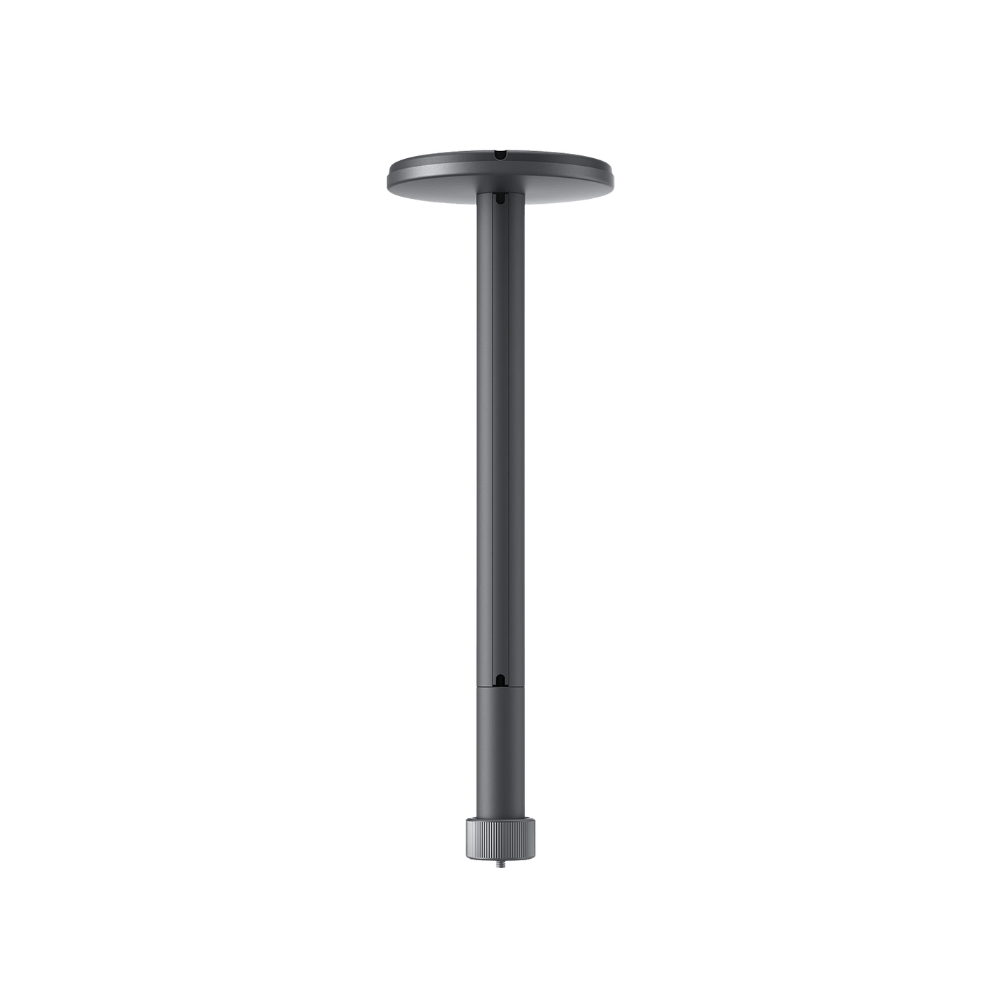 Front view of the JMGO ceiling mount for mini projectors, designed for secure and adjustable installation. This mount supports flexible positioning and stable setup