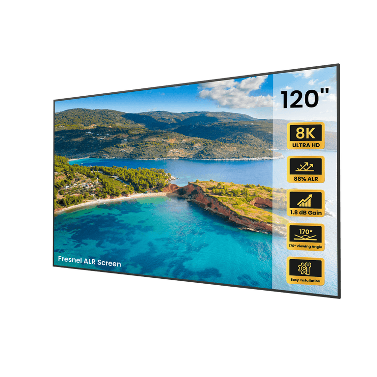 JMGO 120" Fresnel Ambient Light Rejecting Screen