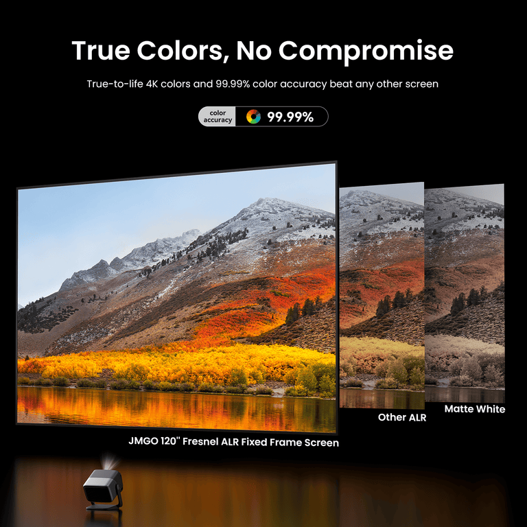 120-inch Fresnel ALR projector screen true to life color