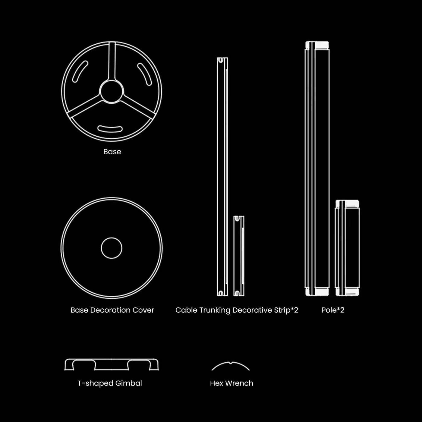 JMGO ceiling mount details