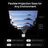jmgo n1s 4k portable projector with 200 inch screen size