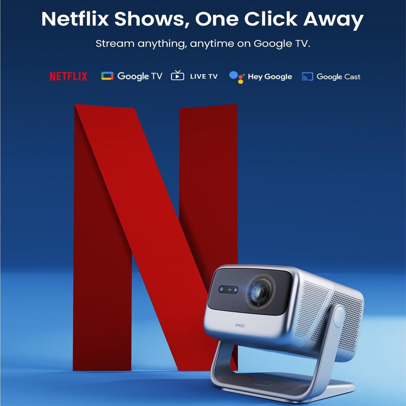 JMGO N1S Pro 4K Projector with google tv