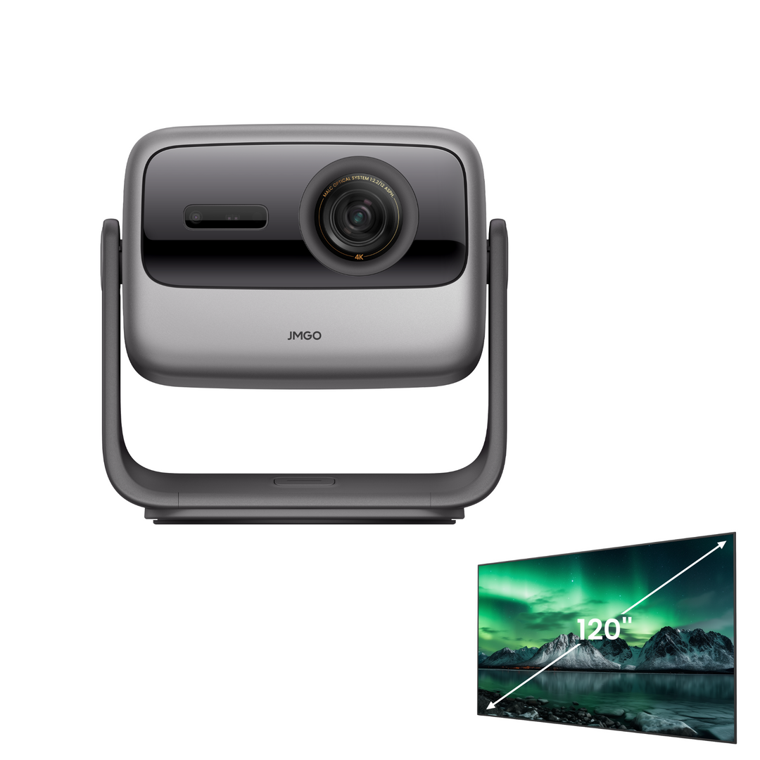 JMGO N1S Ultimate 4K Laser Projector 120 inch ALR Screen