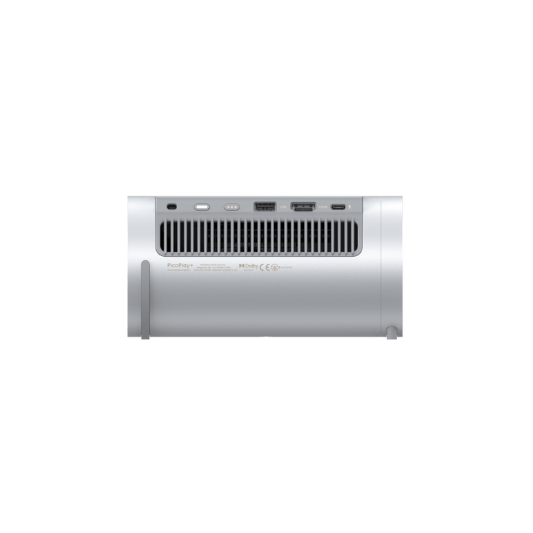 JMGO PicoPlay Portable Projector rear ports display